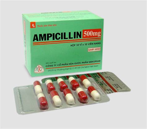 Thuốc Ampicillin.